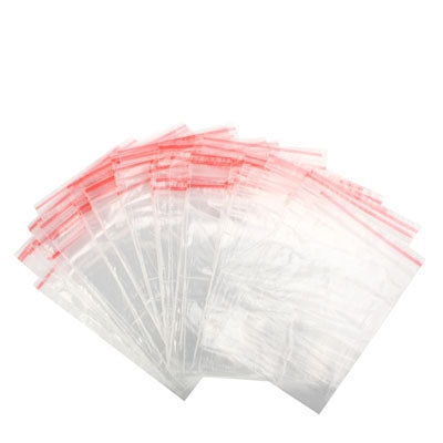 Sacchetti di plastica di alta qualità con sigillo autoadesivo da 100 pezzi (9x13 cm)