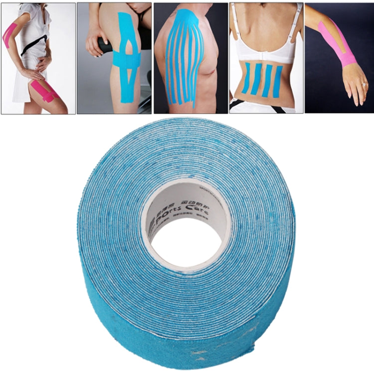 Nastro kinesiologico impermeabile Benda terapeutica per la cura dei muscoli sportivi, dimensioni: 5 m (L) x 5 cm (L), Size: 5mx 5cm Blue, Size: 5m x 5cm Magenta, Size: 5mx 5cm Apricot, Size: 5mx 5cm Black, Size: 5mx 5cm White, Size: 5mx 5cm Green      ...
