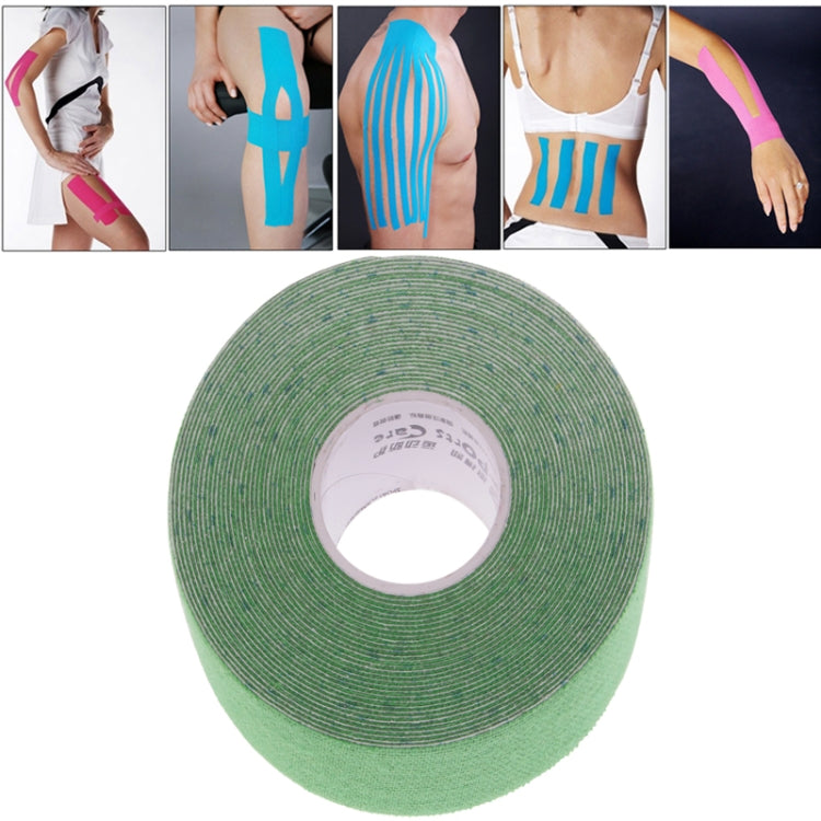 Nastro kinesiologico impermeabile Benda terapeutica per la cura dei muscoli sportivi, dimensioni: 5 m (L) x 5 cm (L), Size: 5mx 5cm Blue, Size: 5m x 5cm Magenta, Size: 5mx 5cm Apricot, Size: 5mx 5cm Black, Size: 5mx 5cm White, Size: 5mx 5cm Green      ...