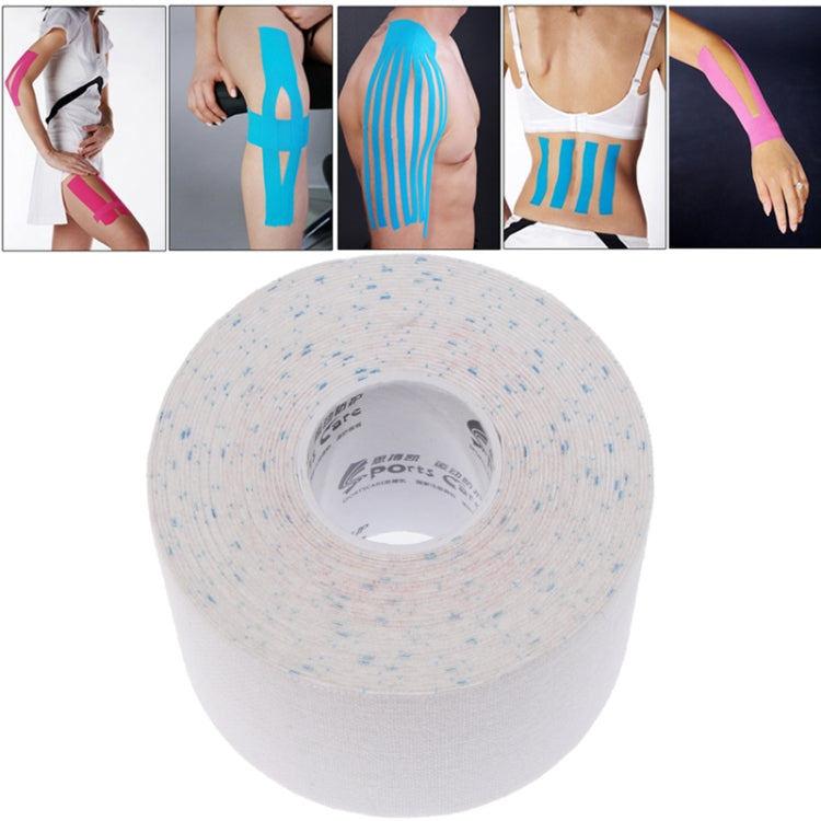 Nastro kinesiologico impermeabile Benda terapeutica per la cura dei muscoli sportivi, dimensioni: 5 m (L) x 5 cm (L), Size: 5mx 5cm Blue, Size: 5m x 5cm Magenta, Size: 5mx 5cm Apricot, Size: 5mx 5cm Black, Size: 5mx 5cm White, Size: 5mx 5cm Green      ...