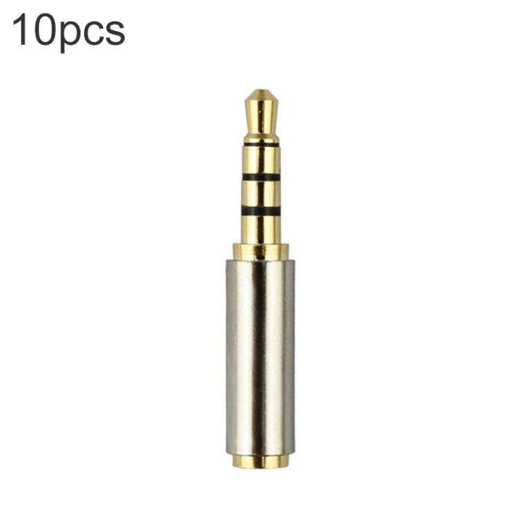 Connettore jack audio a 4 pin da 3,5 mm ad adattatori a 4 pin da 2,5 mm (10 pezzi in una confezione, il prezzo è per 10 pezzi), 3.5mm Male to 2.5mm Female