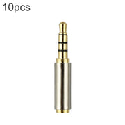 Connettore jack audio a 4 pin da 3,5 mm ad adattatori a 4 pin da 2,5 mm (10 pezzi in una confezione, il prezzo è per 10 pezzi), 3.5mm Male to 2.5mm Female