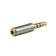 Connettore jack audio a 4 pin da 3,5 mm ad adattatori a 4 pin da 2,5 mm (10 pezzi in una confezione, il prezzo è per 10 pezzi), 3.5mm Male to 2.5mm Female