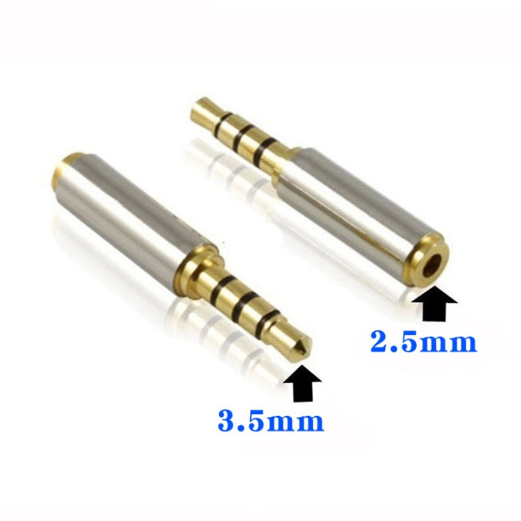 Connettore jack audio a 4 pin da 3,5 mm ad adattatori a 4 pin da 2,5 mm (10 pezzi in una confezione, il prezzo è per 10 pezzi), 3.5mm Male to 2.5mm Female