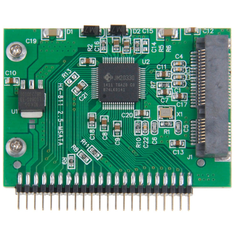 Scheda convertitore mSATA Mini PCI-E SSD femmina a 5 V 2,5 pollici 44 pin IDE maschio, 5V