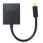 EMK Digital Toslink Fibra Ottica Audio Splitter 1 a 2 Cavo Adattatore per Lettore DVD, 1 to 2