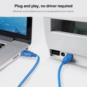 Cavo dati stampante USB 1.1 AM a BM, lunghezza: 1,8 m