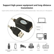 Cavo di prolunga USB 2.0, lunghezza: 5 m, Extension Cable, Length: 5m