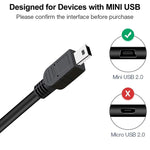Cavo USB 2.0 AM a Mini USB a 5 pin, lunghezza: 1,5 m, USB 2.0 AM to Mini 5Pin