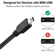 Cavo USB 2.0 AM a Mini USB a 5 pin, lunghezza: 1,5 m, USB 2.0 AM to Mini 5Pin