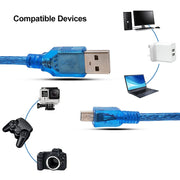 Cavo USB 2.0 AM a Mini USB a 5 pin, lunghezza: 30,5 cm