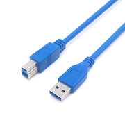 Cavo USB 3.0 A maschio a B maschio prolunga/trasferimento dati/stampante, lunghezza: 5 m, Length: 60cm, Length: 1.5m, Length: 3m, Length: 5m