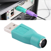 Adattatore USB A da spina mini DIN6 femmina (da PS/2 a USB), PS/2 Female to USB Male