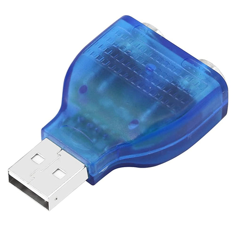 Adattatore USB maschio a femmina PS/2 per mouse/tastiera, USB Male to 2 PS/2 Female