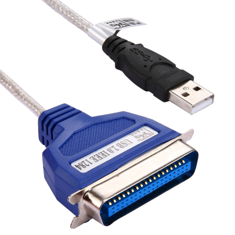 Cavo adattatore per stampante da USB 2.0 a parallelo 1284 a 36 pin di alta qualità, lunghezza cavo: circa 1 m