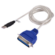 Cavo adattatore per stampante da USB 2.0 a parallelo 1284 a 36 pin di alta qualità, lunghezza cavo: circa 1 m