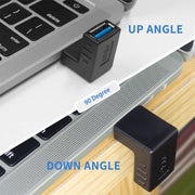 Adattatore AF da USB 3.0 AM a USB 3.0, Down Angle AM to AF