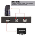 Switch dati USB a 2 porte