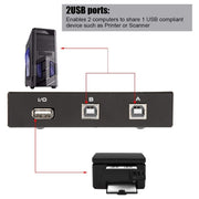 Switch dati USB a 2 porte
