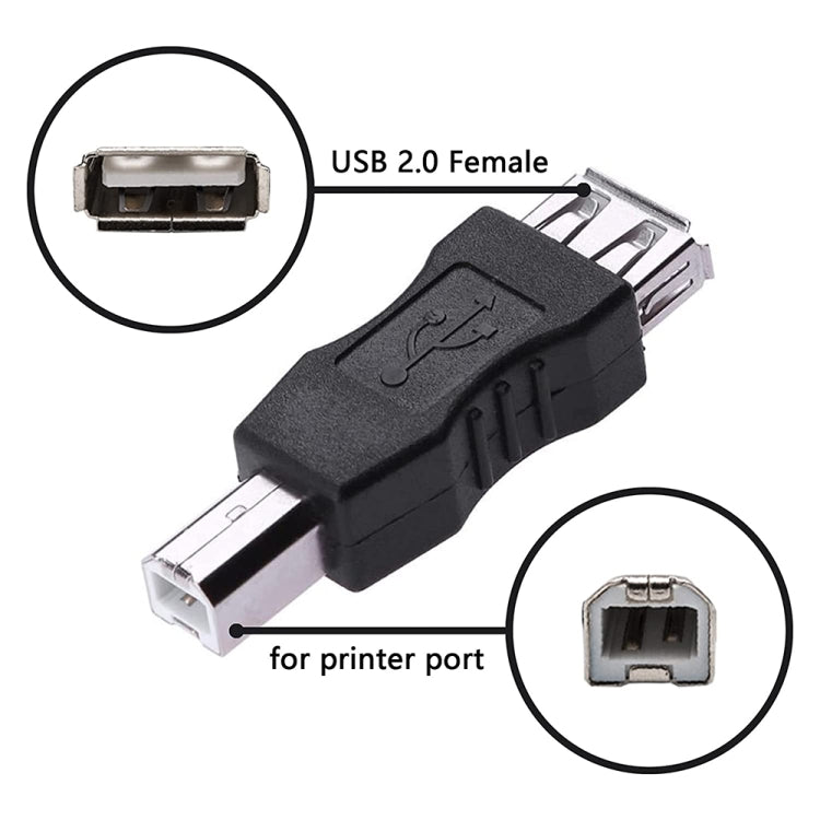Connettore adattatore USB 2.0 A femmina a B maschio Convertitore AF a BM per stampante
