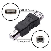 Connettore adattatore USB 2.0 A femmina a B maschio Convertitore AF a BM per stampante