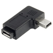 Adattatore da micro USB a mini USB da 90 gradi, Mini USB Female