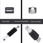 Adattatore AF RJ45 maschio a USB