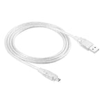 Cavo iLink maschio da USB 2.0 maschio a Firewire iEEE 1394 a 4 pin, lunghezza: 1,2 m, USB AM to 4Pin(1.5m)