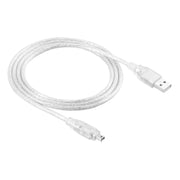 Cavo iLink maschio da USB 2.0 maschio a Firewire iEEE 1394 a 4 pin, lunghezza: 1,2 m, USB AM to 4Pin(1.5m)