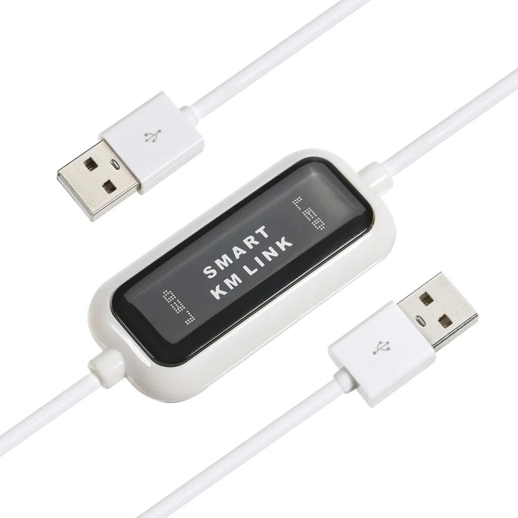 Cavo USB 2.0 Smart KM Link ad alta velocità, condivisione tastiera e mouse da PC a PC, Plug and Play, lunghezza: 165 cm