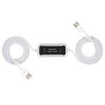 Cavo USB 2.0 Smart KM Link ad alta velocità, condivisione tastiera e mouse da PC a PC, Plug and Play, lunghezza: 165 cm