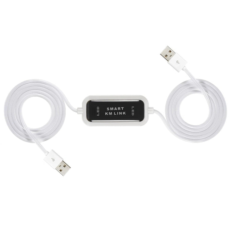 Cavo USB 2.0 Smart KM Link ad alta velocità, condivisione tastiera e mouse da PC a PC, Plug and Play, lunghezza: 165 cm