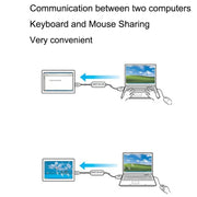 Cavo USB 2.0 Smart KM Link ad alta velocità, condivisione tastiera e mouse da PC a PC, Plug and Play, lunghezza: 165 cm