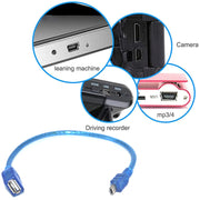 Cavo adattatore mini USB a USB 2.0 AF OTG da 5 pin, lunghezza: 22 cm (blu), 22cm