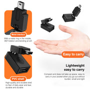 Adattatore mini USB USB 2.0 AF a OTG di alta qualità, supporta la rotazione di 360 gradi, USB 2.0 AF