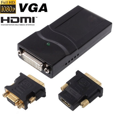 Adattatore display da USB 2.0 a DVI/VGA/HDMI, supporto Full HD 1080P, espandibile fino a 6 unità display, USB 2.0 Resolution: 1920*1080
