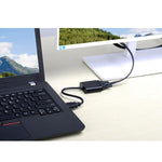 Cavo di conversione video da HDMI a VGA + uscita audio da 26 cm con cavo audio da 3,5 mm, supporto Full HD 1080P, Length: 26cm