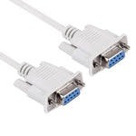 Cavo RS232 da 9P femmina a 9P femmina, lunghezza: 1,5 m, RS232 Female to Female