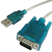 Cavo maschio da USB a RS232 a 9 pin e adattatore maschio da RS232 9P femmina a RS232 a 25 pin maschio con chip singolo, USB to RS232 with Single Chip