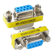 Convertitore adattatore seriale RS232 DB9 da 9 pin femmina a femmina, RS232 Male to Male, RS232 Female to Female