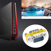 Convertitore adattatore seriale RS232 DB9 da 9 pin femmina a femmina, RS232 Male to Male, RS232 Female to Female