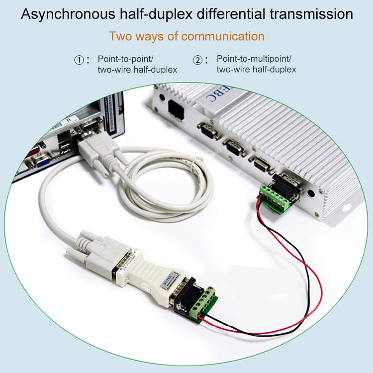 Convertitore di interfaccia per comunicazione dati da RS-232 a RS-485, RS-232 to RS-485 (UT-201)