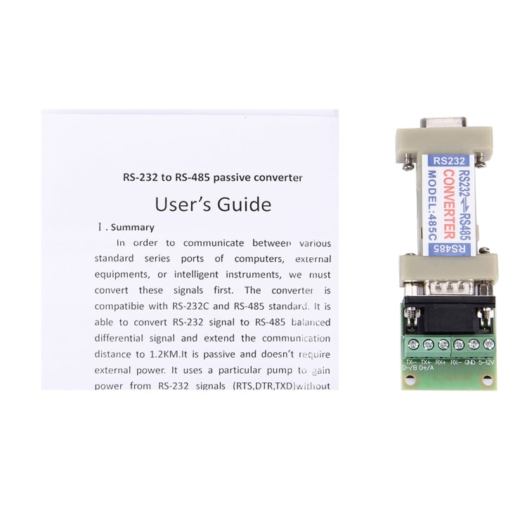 Driver e convertitori di comunicazione da RS232 a RS485, 485C RS232 to RS485