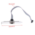 Cavo custodia host porta Com DB9 a 9 pin / cavo piastra porta RS232, lunghezza: 36 cm, RS232,Length: 36cm