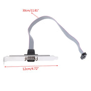 Cavo custodia host porta Com DB9 a 9 pin / cavo piastra porta RS232, lunghezza: 36 cm, RS232,Length: 36cm