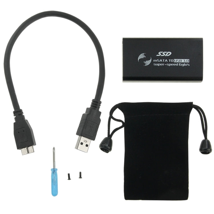 Custodia per disco rigido SSD mSATA da 6 GB/s a USB 3.0