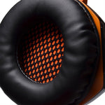 EACH G2000 Cuffie da gioco stereo per bassi over-ear con microfono e luce LED per computer, lunghezza cavo: 2,2 m
