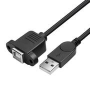 Cavo adattatore per stampante/scanner da USB 2.0 maschio a USB 2.0 tipo B femmina per HP, Dell, Epson, lunghezza: 50 cm