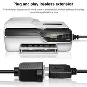 Cavo adattatore per stampante/scanner da USB 2.0 maschio a USB 2.0 tipo B femmina per HP, Dell, Epson, lunghezza: 50 cm