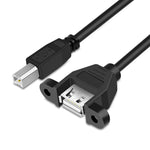 Cavo adattatore USB 2.0 tipo B maschio a USB femmina 50 cm
